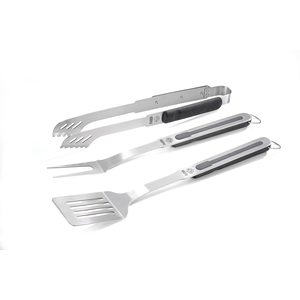 Set de BBQ spatule+fourchette+pinces (3)