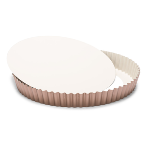 Taartvorm ceramic gekarteld anti-kleef losse bodem Ø24cm