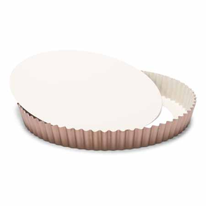 Taartvorm ceramic gekarteld anti-kleef losse bodem Ø28cm