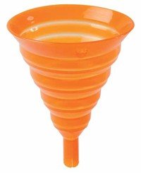 Funnel collapsible orange 12cm H15cm