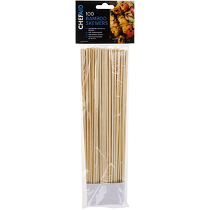 Picques BBQ bambou 25,5cm (100pcs)