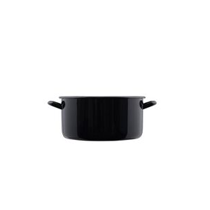 Kookpot opgerolde boord Zwerge Ø12cm zwart 0.5L  Hxcm