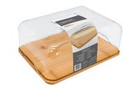 Cloche à fromage bambou et acrylique