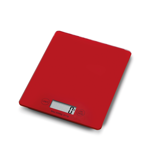 Digitale keukenweegschaal tot 5kg rood