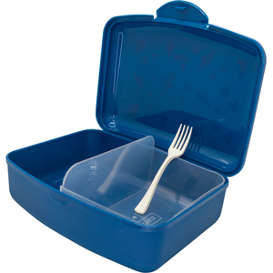 Boîte casse-croute avec diviseur + fourchette Space