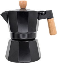 Espressokoker Black+Wood - inductie 3 kopjes