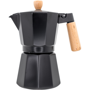 Espressokoker Black+Wood - inductie 6 kopjes