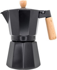 Espressokoker Black+Wood - inductie 6 kopjes