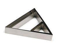 Cercle à trarte triangle 8cm h4,5cm - Dernière pcs