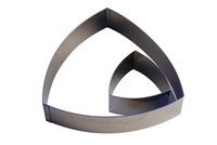 Cercle à tarte triangle bombé 8cm h4,5cm - Dernière pcs