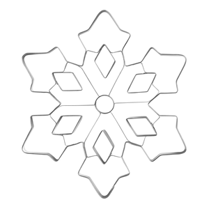 Uitduwvorm Sneeuwvlok Large (19x15x2,5cm)
